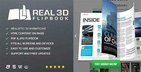 Real3D FlipBook v3.57 - WordPress 插件