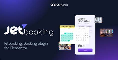 JetBooking v3.2.2 – Elementor 的预订功能插件