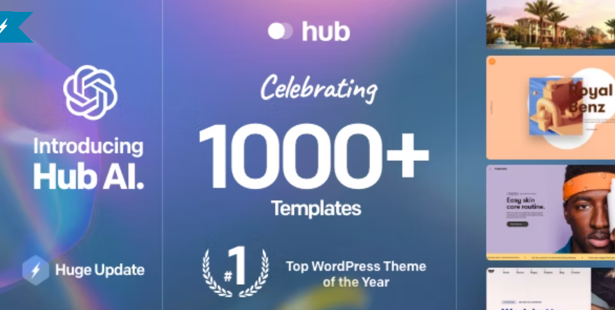 Hub v4.2.5 – 响应式多用途 WordPress 主题