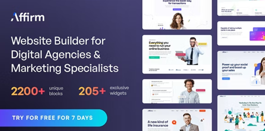 Affirm v3.0.10 – 营销和数字机构 WordPress 主题