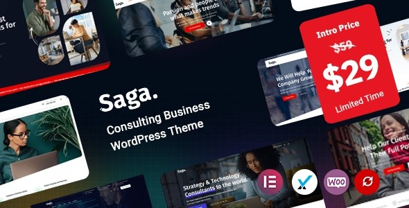 Saga v2.3 – 商业咨询 WordPress 主题