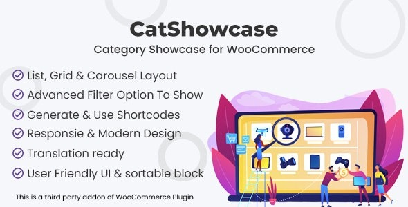 CatShowcase v1.0 -WooCommerce类别展示