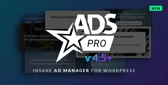 Ads Pro Plugin v4.8 -多用途广告管理器