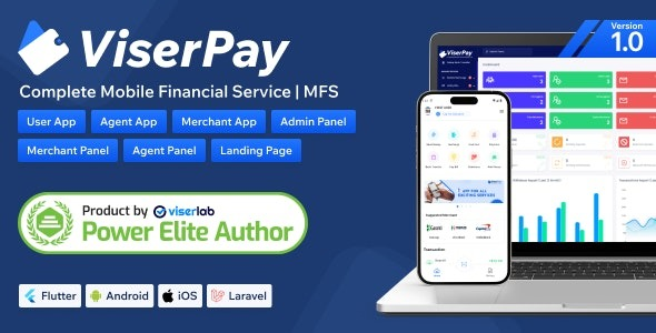 ViserPay v1.0 -完整的移动的金融服务